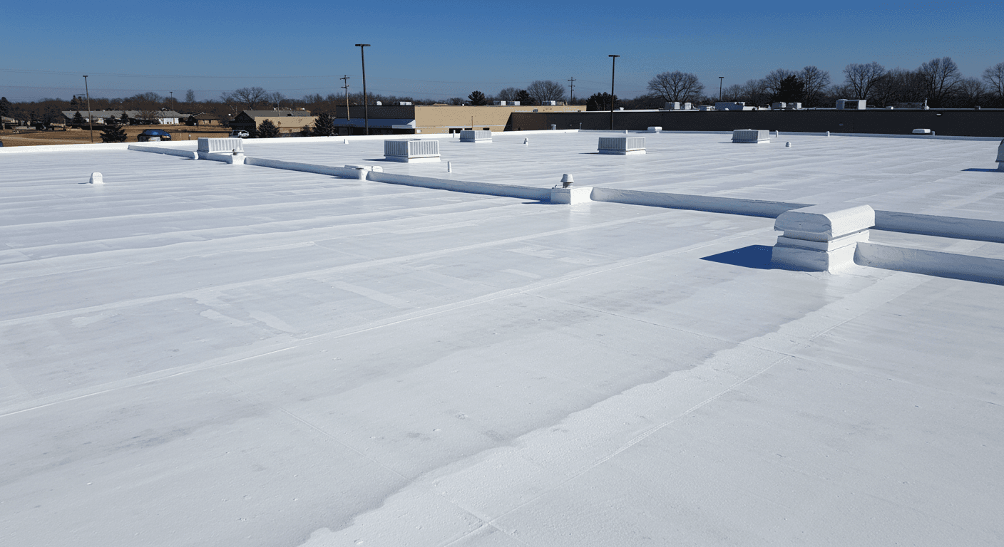 Spray Foam Roof Coating
